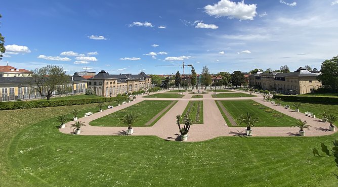 BUGA-Au&szlig;engel&auml;nde Gotha (Schloss Friedenstein) (Foto: oas)