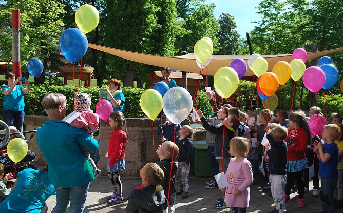 Kindervilla feiert den Kindertag (Foto: Integrative Kindertagesst&auml;tte "Kindervilla")