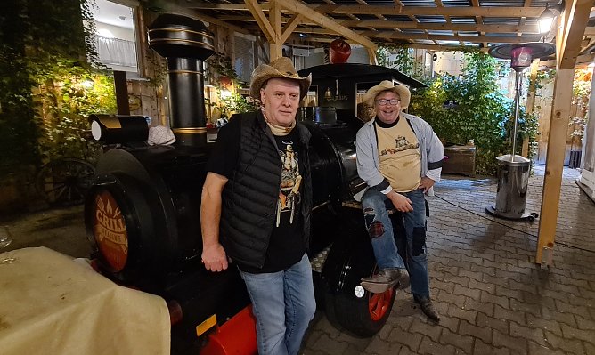 Frank Pojtinger und Andreas Rummel freuten sich &uuml;ber begeisterte G&auml;ste (Foto: nnz)