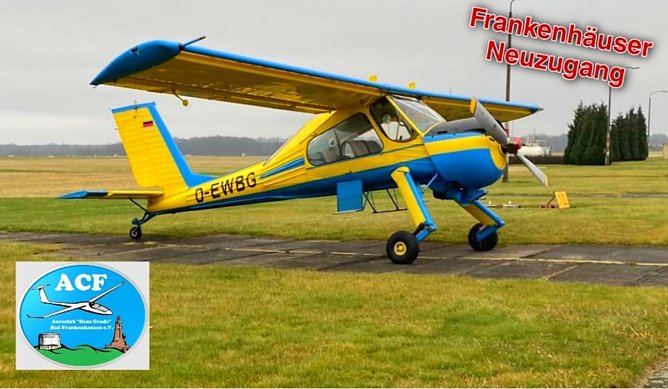 Frankenhäuser Neuzugang (Foto: Aeroclub Bad Frankenhausen) Frankenhäuser Neuzugang (Foto: Aeroclub Bad Frankenhausen)