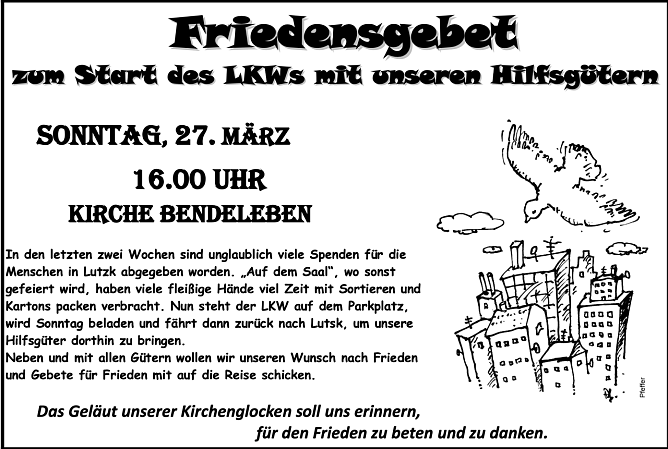 Friedensgebet (Foto: Steffi Wiegleb) Friedensgebet (Foto: Steffi Wiegleb)