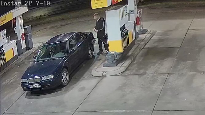 Tankbetrüger in Greußen (Foto: Polizei) Tankbetrüger in Greußen (Foto: Polizei)