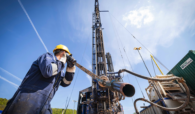 Probebohrung im Ohmgebirge (Foto: Südharz Kali) Probebohrung im Ohmgebirge (Foto: Südharz Kali)