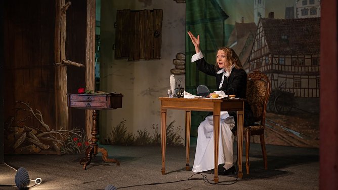 Cora Chilcott im Sondershäuser Liebhabertheater (Foto: Michael Joch) Cora Chilcott im Sondershäuser Liebhabertheater (Foto: Michael Joch)