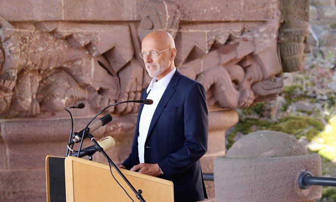 Prof. Dr. Knut G&ouml;rich hielt die Festrede zu Barbarossa (Foto: Eva Maria Wiegand)