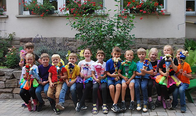 Zuckert&uuml;tenfest in der Kindervilla (Foto: K.Milde)