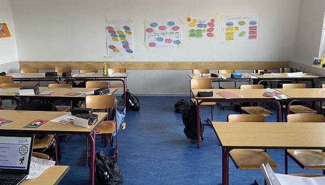 Unterricht zum FinanzF&uuml;hrerschein (Foto: K. Krausholz)