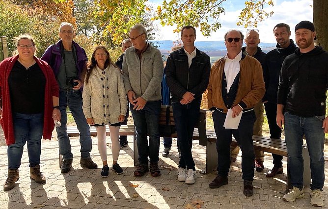 Re-Evaluierung Nationaler GeoPark Kyffh&auml;user am 05. Oktober 2022 (Foto: Mareike Naylor)