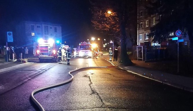 Wohnungsbrand am Abend in Sondershausen (Foto: S.Dietzel)