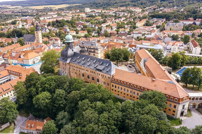 Luftbild Sondershäuser Schloss (Foto: Schatzkammer Thüringen) Luftbild Sondershäuser Schloss (Foto: Schatzkammer Thüringen)