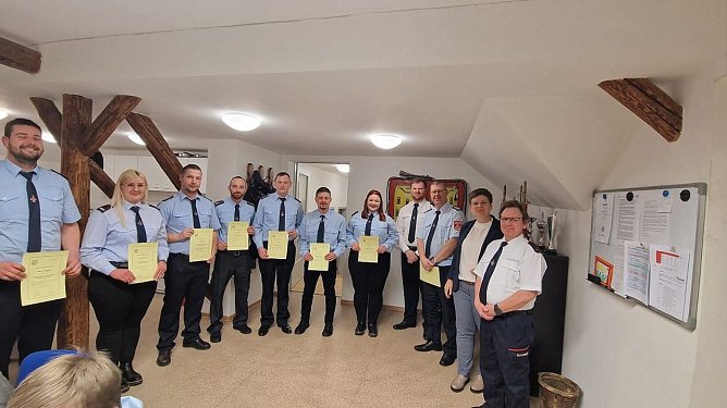 Jahreshauptversammlung f&uuml;r 2022 der Freiwilligen Feuerwehr Heldrungen und dem Feuerwehrverein Heldrungen (Foto: Feuerwehr Heldrungen)