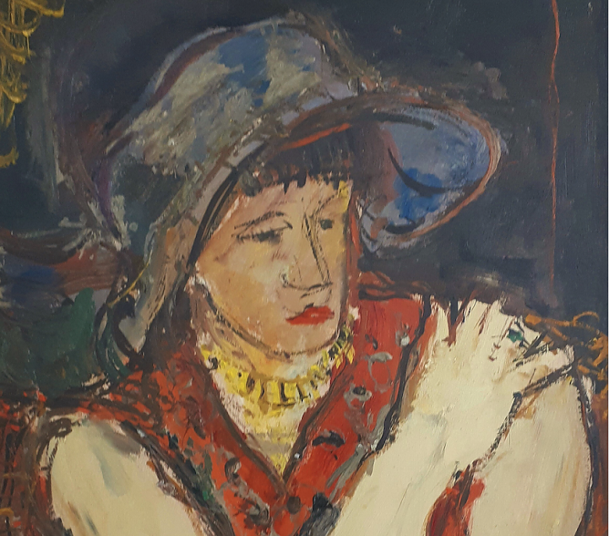 Friedrich G. Einhoff: Frau im roten Kleid (Foto: Rüdiger Sundermann) Friedrich G. Einhoff: Frau im roten Kleid (Foto: Rüdiger Sundermann)