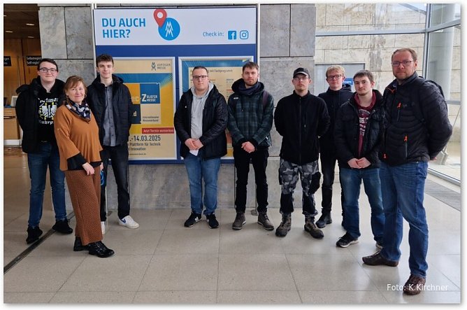 SBZ Azubis auf Exkursion in Leipzig (Foto: Fr. Kirchner) SBZ Azubis auf Exkursion in Leipzig (Foto: Fr. Kirchner)