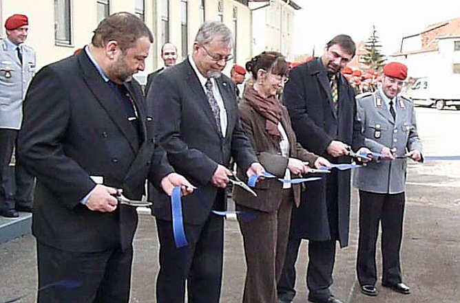 Einweihung neues Wirtschaftsgeb&auml;ude (Foto: Karl-Heinz Herrmann)