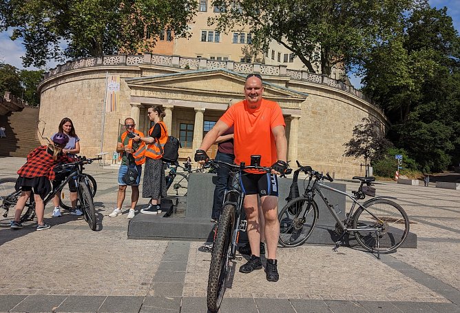 B&uuml;rgermeister der Stadt Sondershausen Steffen Grimm beim Aktionstag "Sondershausen rollt" (Foto: Janine Skara)
