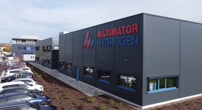 Das Gelände von Maximator Hydrogen am Petriblick (Foto: Maximator Hydrogen) Das Gelände von Maximator Hydrogen am Petriblick (Foto: Maximator Hydrogen)