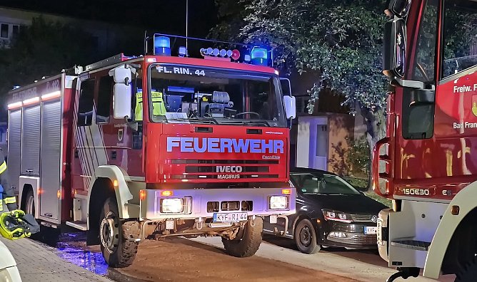 Brand in Bad Frankenhausen (Foto: Feuerwehr/Silvio Dietzel)