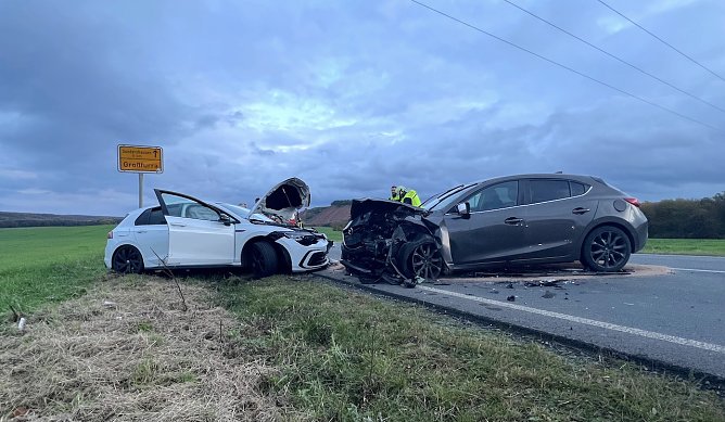 Unfall gestern Nachmittag (Foto: S.Dietzel) Unfall gestern Nachmittag (Foto: S.Dietzel)