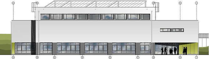 Model der neuen Turnhalle (Foto: Landratsamt) Model der neuen Turnhalle (Foto: Landratsamt)