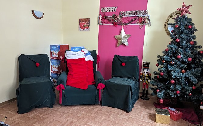  F&uuml;r die Audienz beim Weihnachtsmann ist f&uuml;r den 2. Dezember bereits alles vorbereitet. (Foto: Janine Skara)