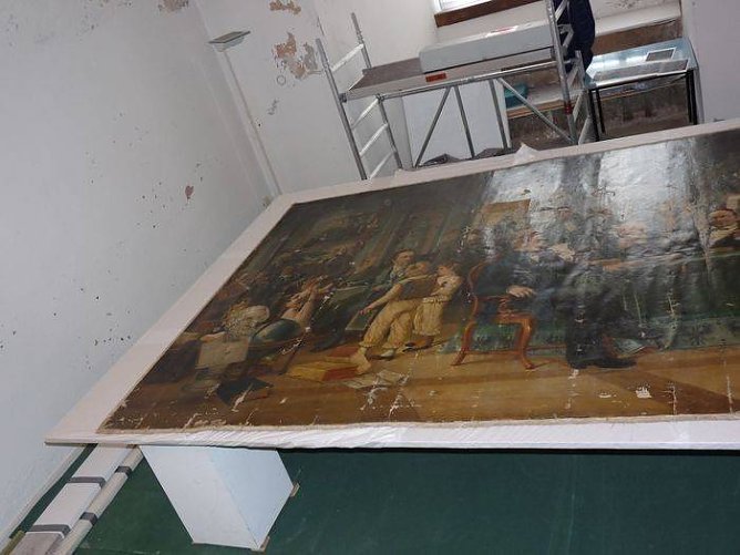 Stade-Gemälde (Foto: Karl-Heinz Herrmann) Stade-Gemälde (Foto: Karl-Heinz Herrmann)