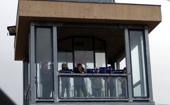 Himmlische Bl&auml;serkl&auml;nge vom Turm der Cruciskirche (Archiv F&ouml;rderverein) (Foto: F&ouml;rderverein Cruciskirche Sondershausen)
