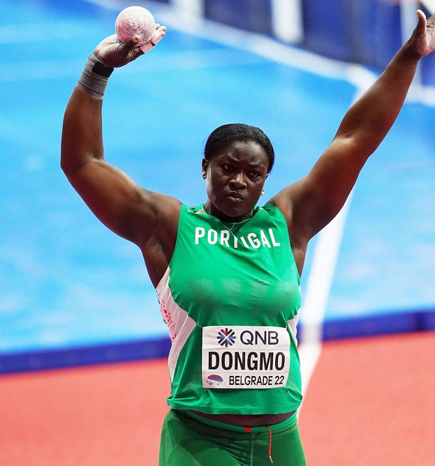 Die amtierende Weltmeisterin in der Halle: Auriol Sally Dongmo Mekemnang (Foto: Chai von der Laage)