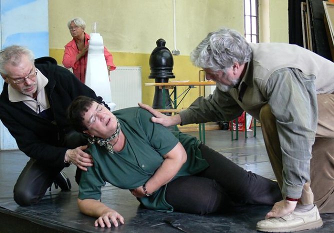 Silberdisteln proben (Foto: Theater Nordhausen) Silberdisteln proben (Foto: Theater Nordhausen)