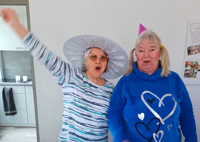 Faschingstrubel im Seniorentreff Jecha (Foto: Gudrun Dietrich)