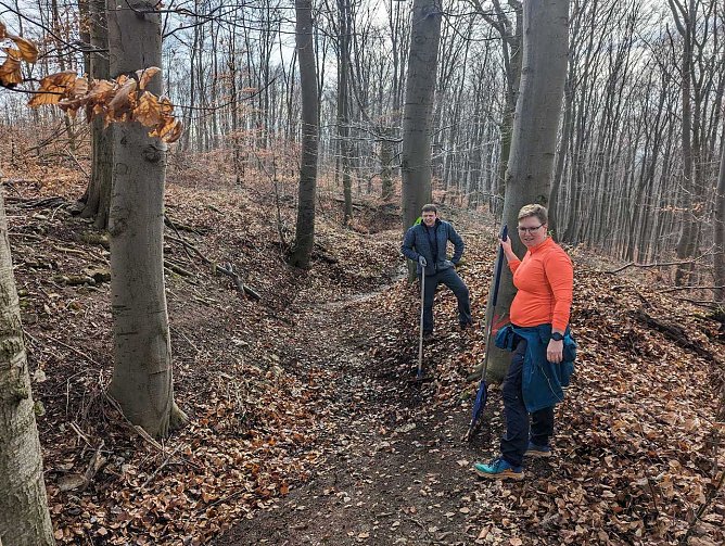 Mountainbikestrecke zum 33. Possenlauf vorbereitet (Foto: SV Gl&uuml;ckauf Sondershausen )