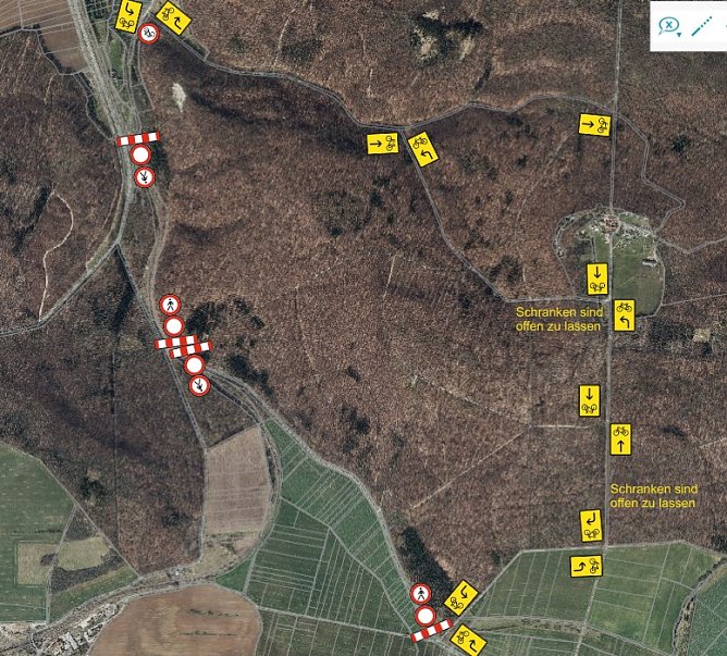 Radwegeumleitung (Foto: Janine Skara)