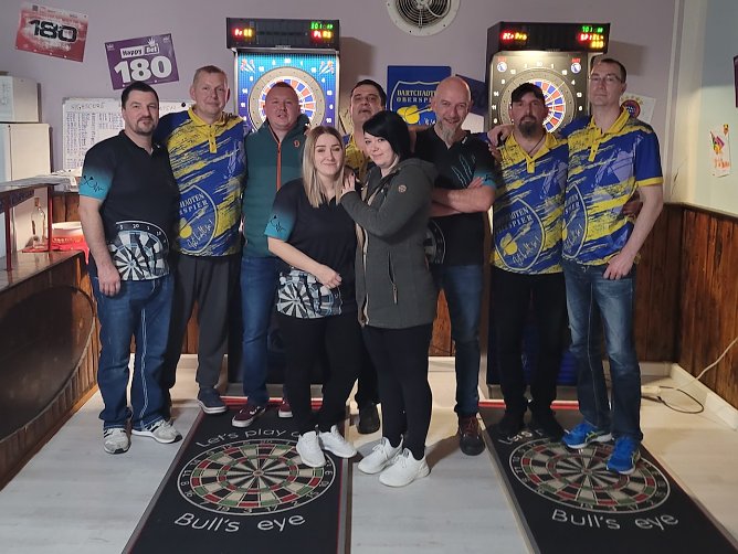 Dartchaoten Oberspier (Foto: Thomas Peglow)