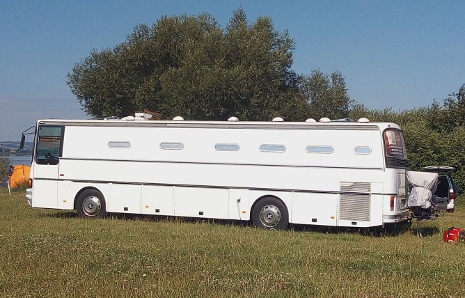 Ein Hingucker am Stausee Kelbra (Foto: Ulrich Reinboth)