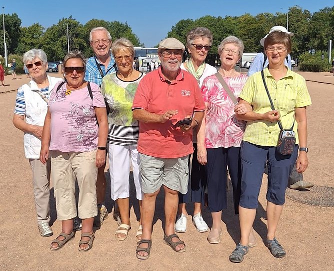 Ausflug des Blinden- und Sehbehindertenverbands Thüringen nach Leipzig (Foto: E. Knabe) Ausflug des Blinden- und Sehbehindertenverbands Thüringen nach Leipzig (Foto: E. Knabe)
