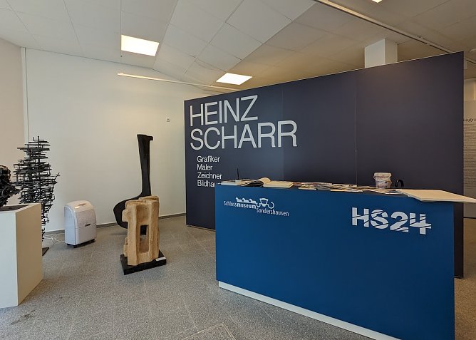 In der HS24 wird das Leben und die Kunst des verstorbenen Sondersh&auml;user K&uuml;nstlers Heinz Scharr gew&uuml;rdigt (Foto: Janine Skara)
