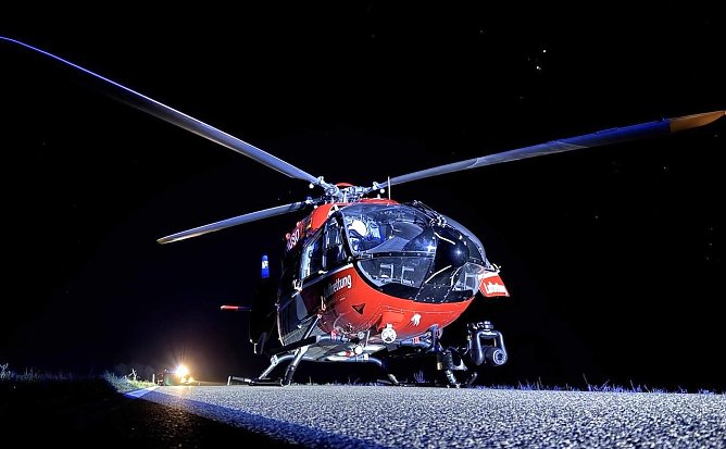 Schwerer Arbeitsunfall gestern (Foto: S.Dietzel)