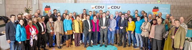 Die CDU hat ihren Spitzenkandidaten gewählt (Foto: CDU Nordthüringen) Die CDU hat ihren Spitzenkandidaten gewählt (Foto: CDU Nordthüringen)