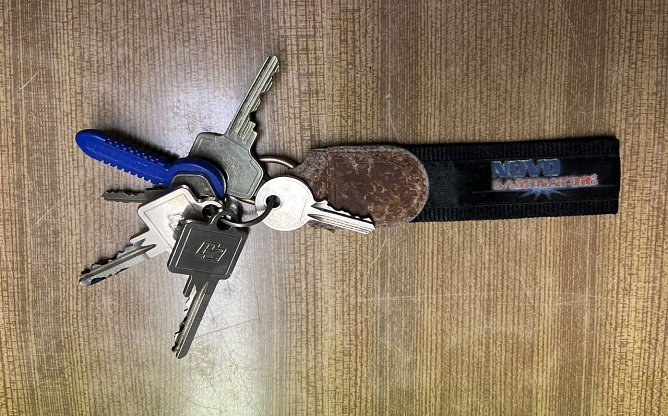 Der besagte Schl&uuml;sselbund  (Foto: Polizei)