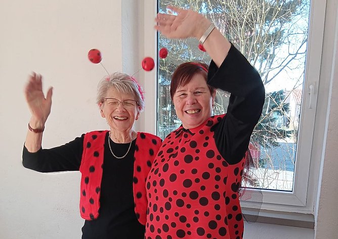 Fasching im Seniorentreff in Jecha (Foto: W. Dietrich)