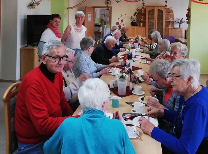 Frauentagsfeier im betreuten Wohnen im Borntal (Foto: Ivonne Kraft)