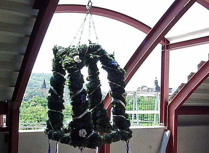 Bei Richtfest strahlte Sonne (Foto: Karl-Heinz Herrmann)