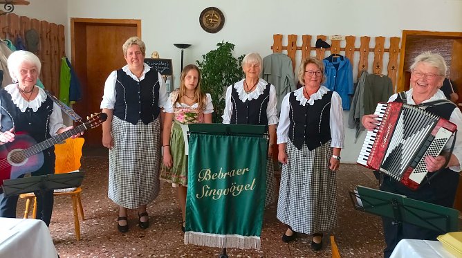 Bebraer Singv&ouml;gel im Handwerkerst&uuml;bchen in Sondershausen (Foto: Thomas Leipold)