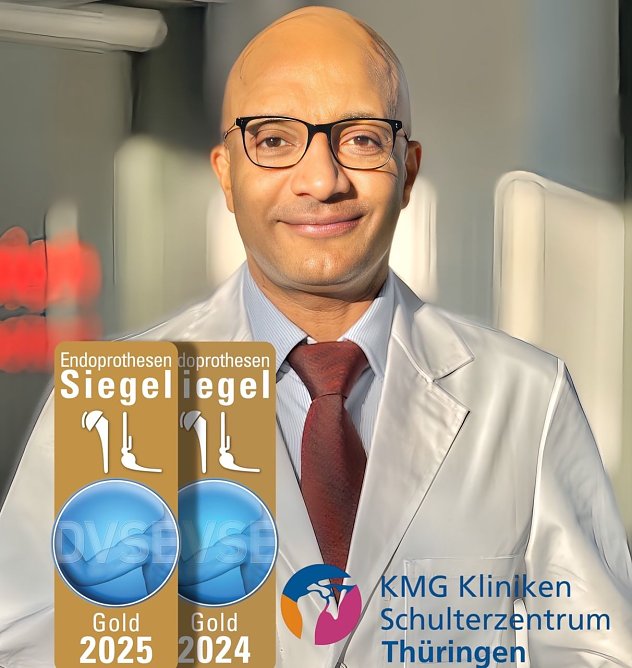 Hamo Kenawy Leiter der Schulter- und Ellenbogenchirurgie des KMG Klinikum Sondershausen (Foto: Hamo Kenawy))