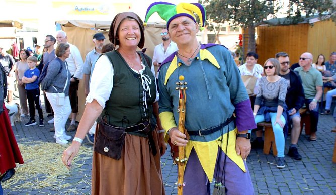 Freude beim 31.Mittelalterstadtfest in Bad Langensalza  (Foto: Eva Maria Wiegand)