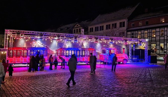 Weihnachtsmarkt mit Bimmelbahn (2024) (Foto: Ilka Illing )