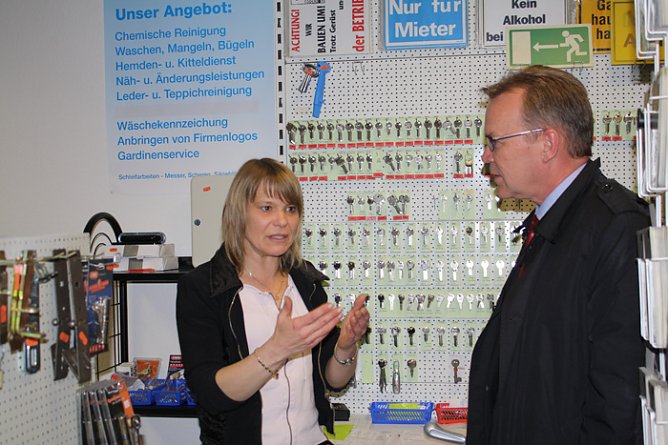 Zu Besuch bei Dagmar Eichhorn (Foto: SGW)