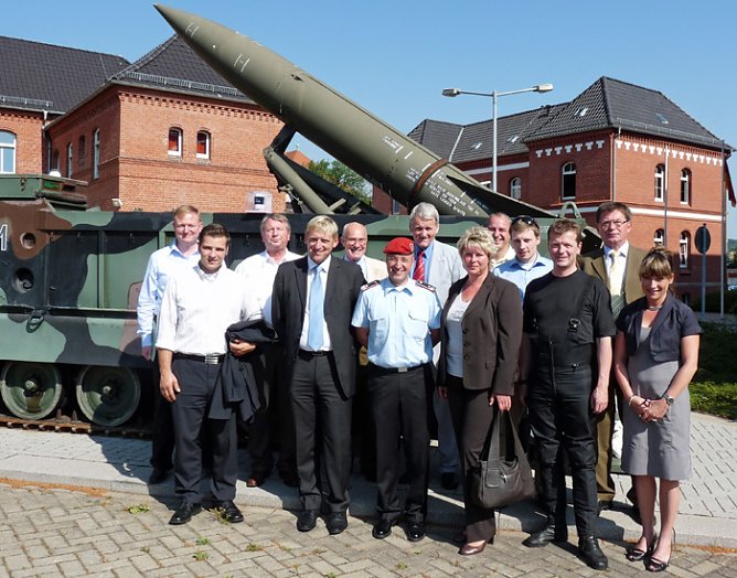 Zu Besuch bei Bundeswehr (Foto: Karl-Heinz Herrmann)