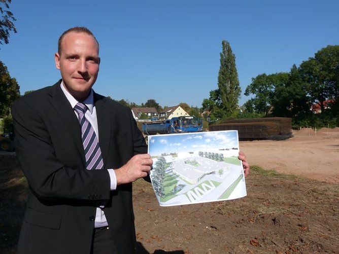 Feierliche Grundsteinlegung (Foto: Karl-Heinz Herrmann)