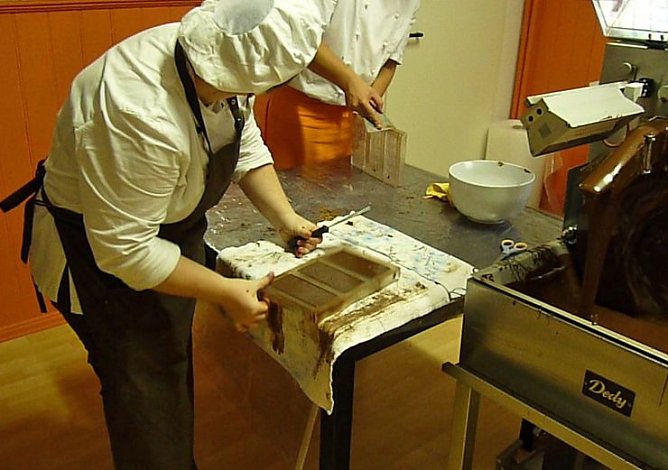 Goethe Schokoladentaler Manufaktur  (Foto: Karl-Heinz Herrmann)