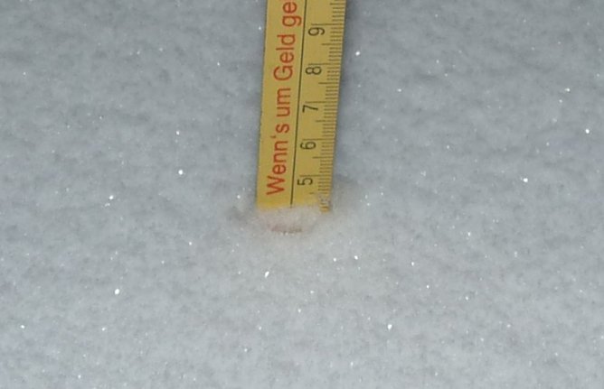 Neuschnee in Sondershausen (Foto: Karl-Heinz Herrmann)